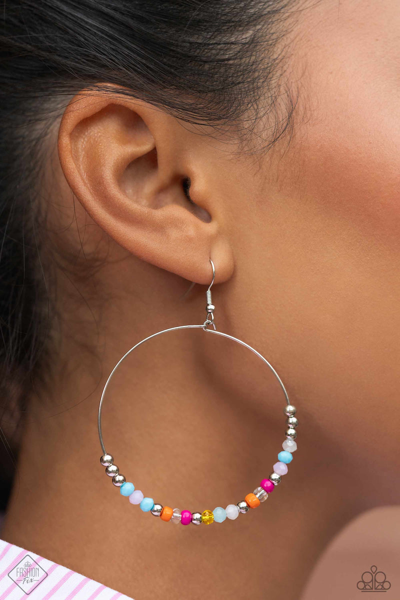 Flashy Festival - Multi Earrings - Paparazzi Accessories