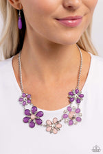 Dragonfly Decadence - Purple Necklace - Paparazzi Accessories