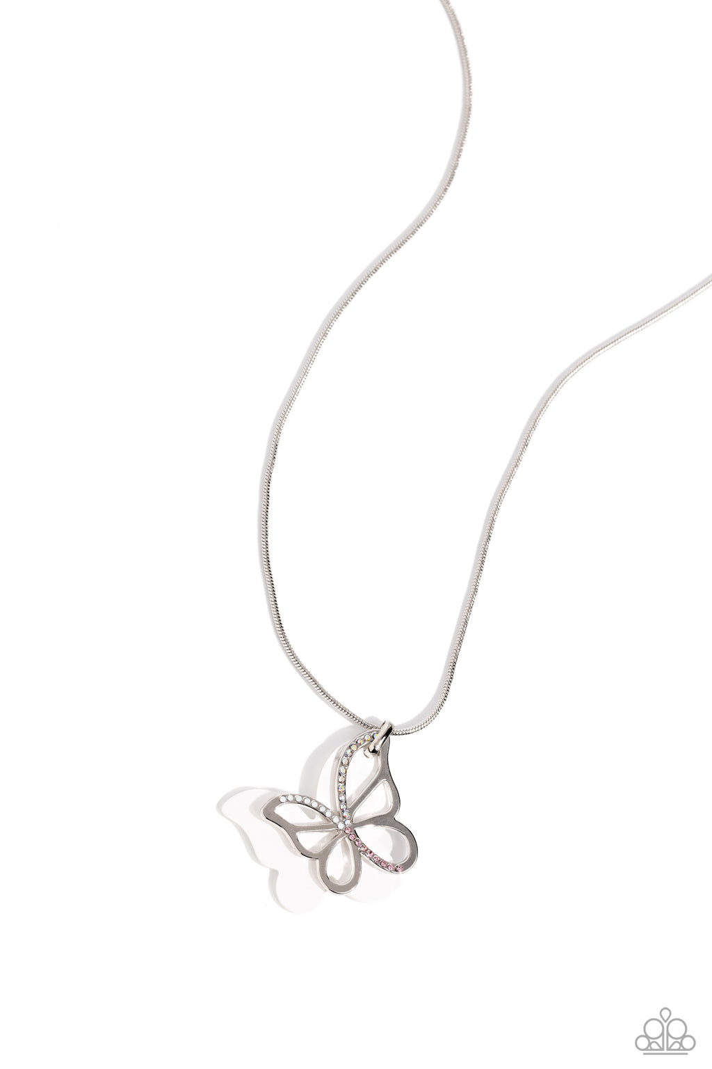five-dollar-jewelry-detailed-dance-white-necklace-paparazzi-accessories