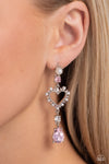 Lovers Lure - Pink Post Earrings - Paparazzi Accessories
