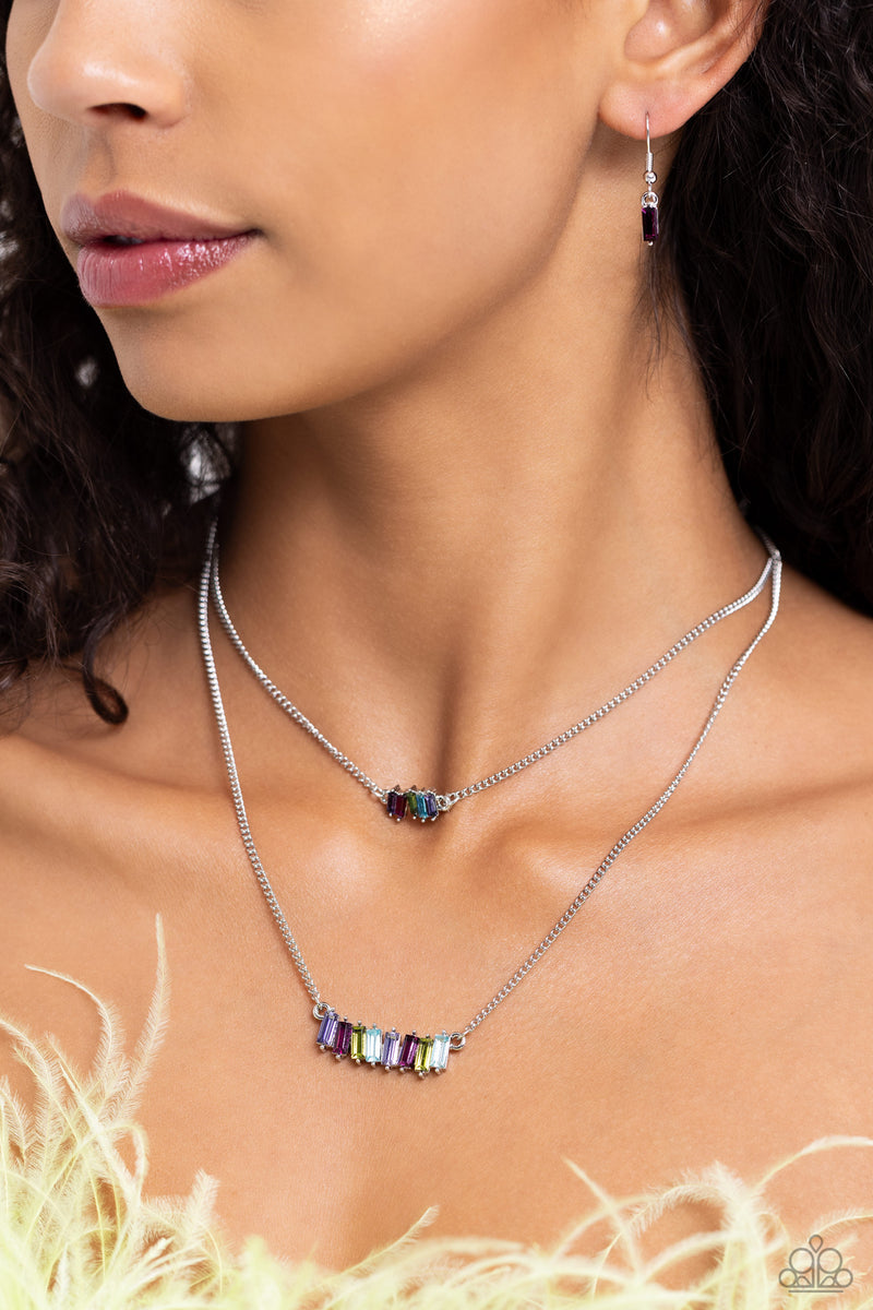 Easygoing Emeralds - Multi Necklace - Paparazzi Accessories