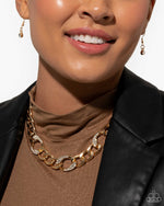Gleaming Harmony - Gold Necklace - Paparazzi Accessories