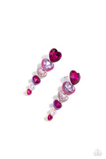five-dollar-jewelry-cascading-casanova-multi-post earrings-paparazzi-accessories