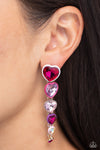 Cascading Casanova - Multi Post Earrings - Paparazzi Accessories