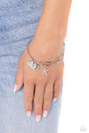 Making It INITIAL - Silver - K Bracelet - Paparazzi Accessories