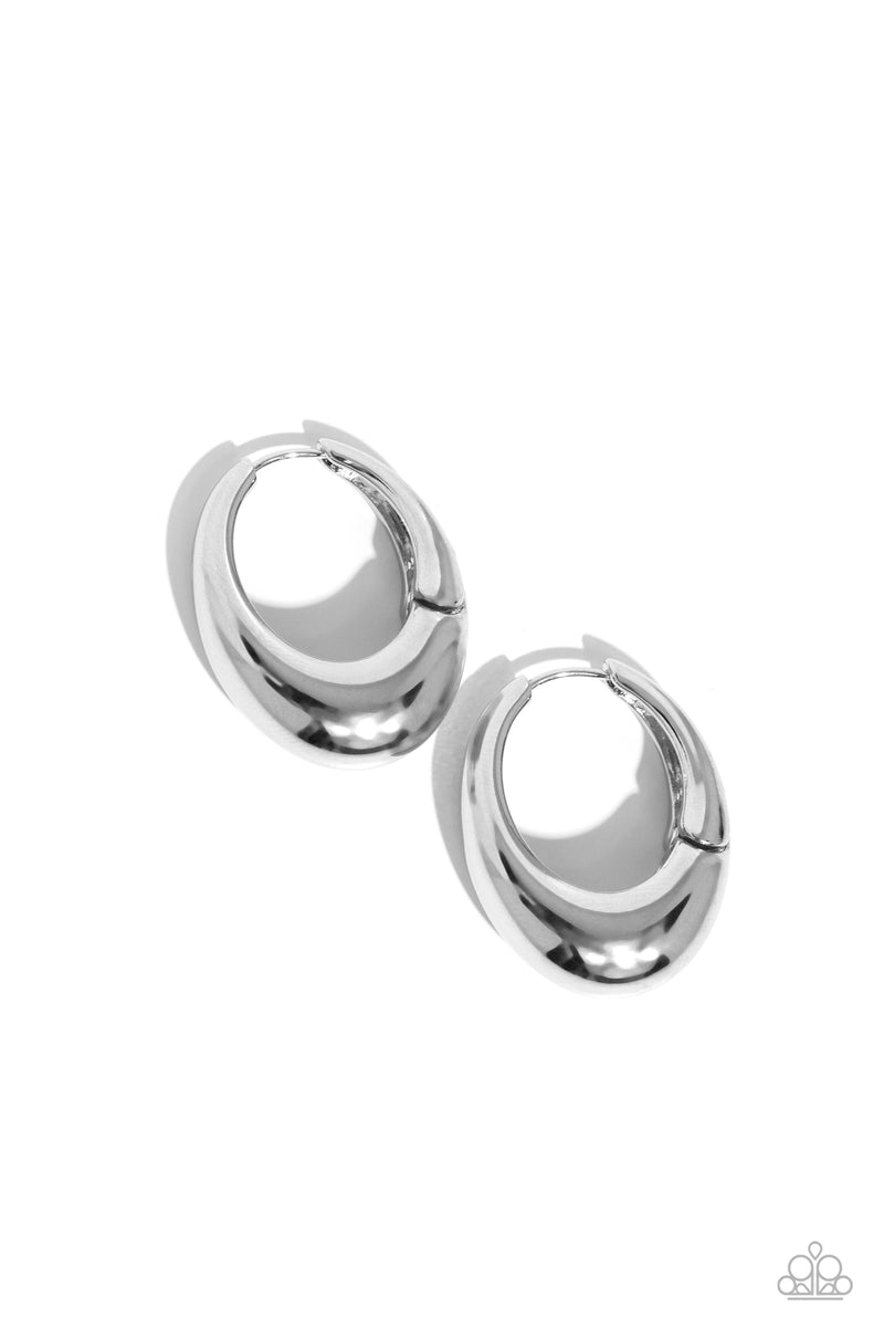 five-dollar-jewelry-oval-official-silver-earrings-paparazzi-accessories