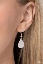Sunflower Shift - Silver Necklace - Paparazzi Accessories