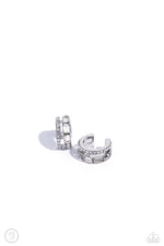 five-dollar-jewelry-dont-sweat-the-small-cuff-white-post earrings-paparazzi-accessories