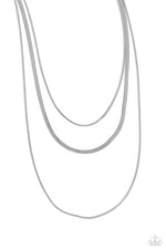 five-dollar-jewelry-key-layer-silver-necklace-paparazzi-accessories