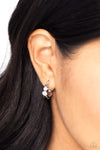 Textured Tease - Silver Earrings - Paparazzi Accessories