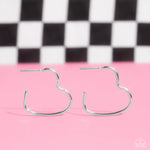 Burnished Beau - Silver Earrings - Paparazzi Accessories
