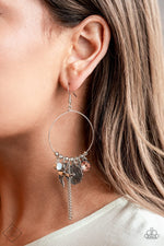 TWEET Dreams White Earrings